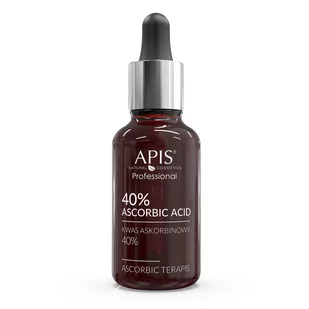 Apis Professional APIS Kwas askorbinowy 40% pH 1,5 Ascorbic terApis 60 ml - Peelingi i scruby do twarzy - miniaturka - grafika 1