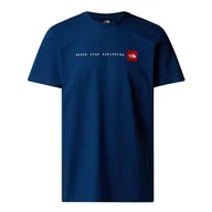 Koszulki męskie - Koszulka The North Never Stop Exploring 0A87NSD1R1 - granatowa - miniaturka - grafika 1