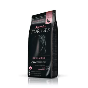 Fitmin For Life Duck & Rice 14 kg - Sucha karma dla psów - miniaturka - grafika 2