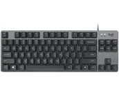 Klawiatury - Logitech K835 TKL Mechanical Keyboard klawiatura Biuro USB Niemiecki Grafitowy, Szary  920-010007 - miniaturka - grafika 1
