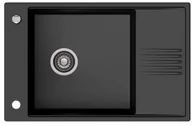 Zlewozmywaki - Kernau Zlewozmywak granitowy KGS D 6078 Deep Black - miniaturka - grafika 1