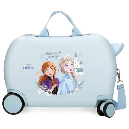 Joumma Disney Frozen Believe in The Journey Walizka dziecięca niebieska 45 x 31 x 20 cm sztywny ABS 24,6 l 1,8 kg 2 koła bagaż podręczny, Niebieski, walizka dziecięca