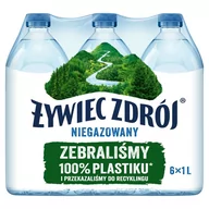 Woda - Żywiec Zdrój Niegazowany Woda źródlana 6 x 1 l - miniaturka - grafika 1