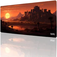 Podkładki pod mysz - PODKŁADKA POD MYSZKĘ XXL Arabska Twierdza 90x40 TILT XXL Duża Na biurko - miniaturka - grafika 1