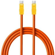 Kable USB - Kabel USB-C - USB-C NEWELL 100W 2 m Pomarańczowo-żółty - miniaturka - grafika 1