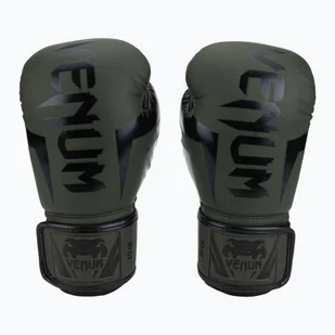 Venum Elite rękawice bokserskie, zielony, 0,5 l 1392-200-16oz (VENUM-1392-200-16oz) - Rękawice bokserskie - miniaturka - grafika 1