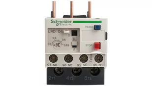 Schneider Electric Przekaźnik termiczny 0,4-0,63A LRD04 - Silniki elektryczne i akcesoria - miniaturka - grafika 1