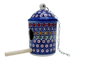 Klatki i wyposażenie dla ptaków - Ceramiczny domek dla ptaków Ceramika Bolesławiec - miniaturka - grafika 1