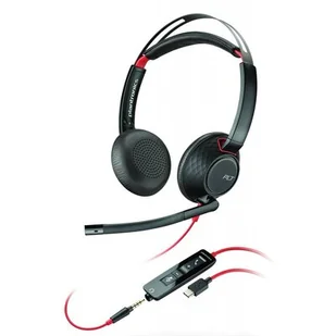 Poly Blackwire C5220 USB-C Czarne - Słuchawki - miniaturka - grafika 1