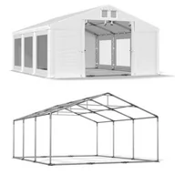 Pawilony ogrodowe - Namiot Imprezowy Całoroczny 4x6x2 Biały SUMMER PLUS ISDT - miniaturka - grafika 1