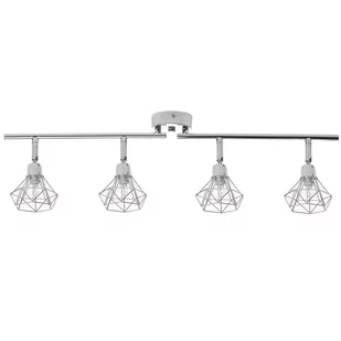 Beliani Lampa sufitowa srebrna ERMA - Lampy sufitowe - miniaturka - grafika 1