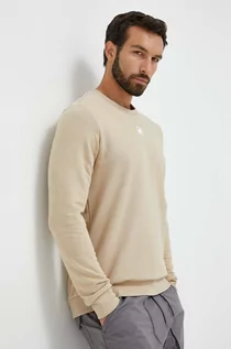 Bluzy męskie - Mammut bluza dresowa Core ML kolor beżowy gładka - grafika 1