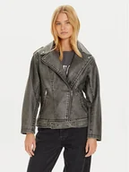 Kurtki damskie - Brave Soul Kurtka z imitacji skóry LJK-JOSIANE Czarny Regular Fit - miniaturka - grafika 1