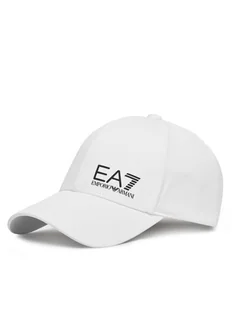 EA7 Emporio Armani Czapka z daszkiem 7X000005 AF11989 M0014 Biały - Czapki męskie - miniaturka - grafika 1