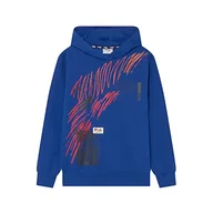 Bluzy dla chłopców - FILA Chłopięca bluza z kapturem TREBISACCE Hoddy, Sodalite Blue, 146/152 - miniaturka - grafika 1