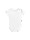 Body dla niemowląt - Niemowlęce body na krótki rękaw białe, Nicol r.86 - miniaturka - grafika 1