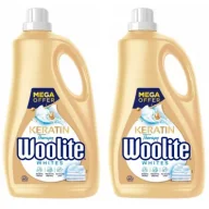 Środki do prania - Woolite Extra White Brilliance płyn do prania bieli i jasnych tkanin z keratyną zestaw 2 x 3.6 l - miniaturka - grafika 1