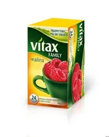 Herbata - Herbata VITAX FAMILY MALINA (24 saszetek) bez zawieszki - miniaturka - grafika 1