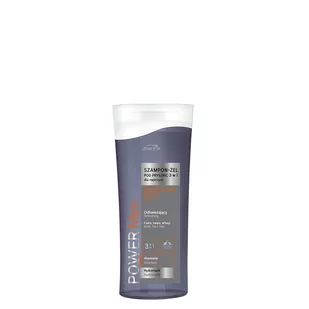 Joanna Power Men Refreshing Shampoo-Shower Gel 3in1 odświeżający szampon-żel 3w1 100ml - Szampony dla mężczyzn - miniaturka - grafika 1