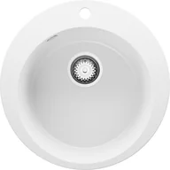 Zlewozmywaki - Zlew BRANDE JOY ROND 500-45 WHITE (biały) - miniaturka - grafika 1