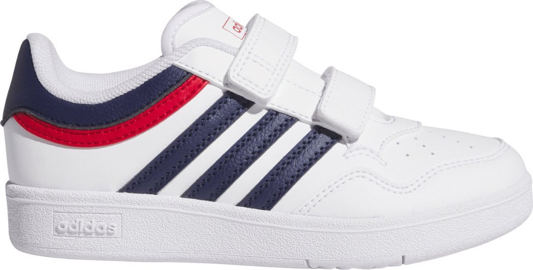 Adidas Buty dziecięce adidas Hoops 4.0 CF biało-granatowo-czerwone JI3484 30