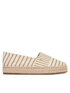 Espadryle damskie - Tommy Hilfiger Espadryle Th Platform Espadrille Stripes FW0FW09143 Beżowy - miniaturka - grafika 1
