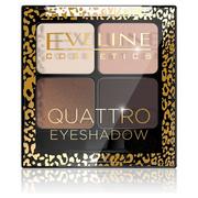Cienie do powiek - Eveline Quattro Eyeshadow, poczwórne cienie do powiek 09, 5,2 g - miniaturka - grafika 1
