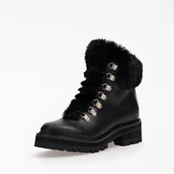 Półbuty damskie - Damskie Buty zimowe GUESS ISSA FL8SSAELE09-BLACK – Czarny - miniaturka - grafika 1