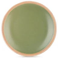 Talerze - Talerz obiadowy płytki ceramiczny zielony ARTHENA GREEN 27cm NAVA 10-141-060 - miniaturka - grafika 1