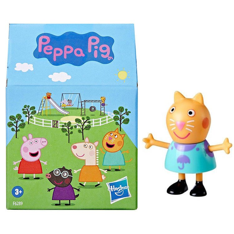 Świnka Peppa - Figurka niespodzianka F6289: kotka Candy (D)