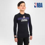 Odzież sportowa dziecięca - Podkoszulek do koszykówki dla dzieci Tarmak NBA UT500 Los Angeles Lakers - miniaturka - grafika 1