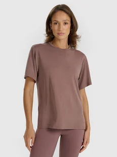 4F T-shirt oversize z modalem damski - brązowy XS - Koszulki i topy damskie 4F T-shirt oversize z modalem damski - brązowy XS - Koszulki i topy damskie - miniaturka - grafika 1