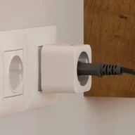 Systemy inteligentnych domów - Gniazdo Hama WLAN Smart, licznik energii elektrycznej, Matter, biały, 3.680W - miniaturka - grafika 1