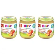 Desery dla dzieci - Hipp Brzoskwinie z bananami po 4. miesiącu zestaw 3 x 125 g Bio - miniaturka - grafika 1