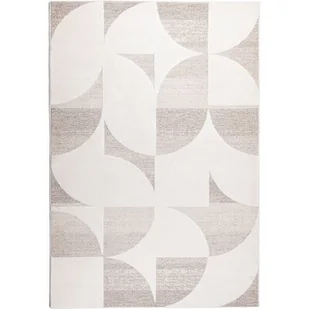 Dywan wewnętrzny MULTIDECOR Elio Geometryczny 508410 160 x 230 cm Szaro-kremowy - Dywany - miniaturka - grafika 1