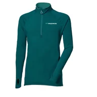 Bluzy sportowe męskie - Męska bluza Progress Torez Zip Merino Rozmiar: M / Kolor: zielony - miniaturka - grafika 1