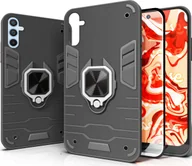 Etui i futerały do telefonów - Hello Case ETUI PANCERNE DO SAMSUNG GALAXY A54 5G CZARNE OBUDOWA ARMOR HOLDER SZKŁO - miniaturka - grafika 1