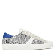 Sneakersy damskie - Sneakersy D.A.T.E. Hill Low W421-HL-GL Srebrny - miniaturka - grafika 1