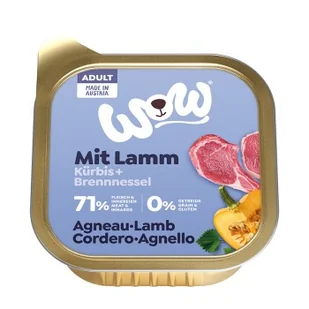 WOW ADULT 11 x 150 g Jagnięciną - Mokra karma dla psów - miniaturka - grafika 1