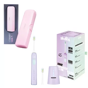 VITAMMY SMILS Jelly + etui VITAMMY case 1 pink Zestaw prezentowy - szczoteczka soniczna i etui - Szczoteczki elektryczne - miniaturka - grafika 1