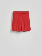 Spodenki damskie - Reserved - Szorty z kantem - czerwony - miniaturka - grafika 1
