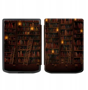 Etui Graficzne TPU do PocketBook Verse Pro 629 634 Library girl - Etui do czytników e-book - miniaturka - grafika 1