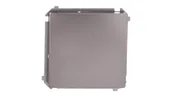 Wyłączniki światła i elektryczne - Simon Włącznik pojedynczy BASIC inox, metalizowany - miniaturka - grafika 1