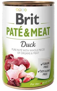 Brit Pate&Meat Duck KACZKA 6x 400g  od 95zł +DO 3% ZWROTU W PROGRAMIE LOJALNOŚCIOWYM ZEST-BR-PAT-400-DU-6 - Mokra karma dla psów - miniaturka - grafika 1