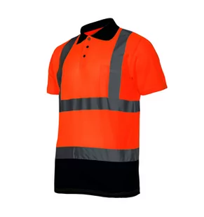 LAHTI PRO Koszulka Polo Ostrzegawcza Pomarańczowa 10197 - Odzież robocza - miniaturka - grafika 1