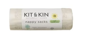 Kit & Kin Biodegradowalne woreczki na pieluchy (opakowanie 60 szt.) - Moda i Uroda OUTLET - miniaturka - grafika 1