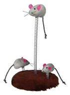 Zabawki dla kotów - Trixie Mysia rodzina na sprężynach - miniaturka - grafika 1