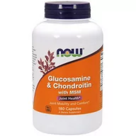 Suplementy naturalne - Now Foods Glukozamina i Chondroityna z MSM (180 kaps.) - miniaturka - grafika 1