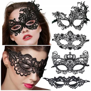 Seksowna Koronkowa Opaska Na Oczy Maska Panieńskie - Akcesoria do bielizny Seksowna Koronkowa Opaska Na Oczy Maska Panieńskie - Akcesoria do bielizny - miniaturka - grafika 1