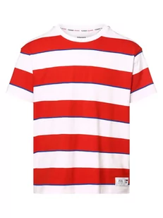 Tommy Jeans - T-shirt męski, czerwony|biały|wielokolorowy - Koszulki męskie - miniaturka - grafika 1